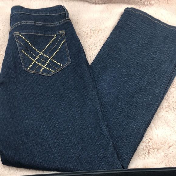 NYDJ Premium denim high rise boot cut jeans - Picture 5 of 7